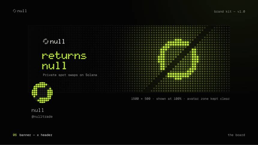 null, banner and header