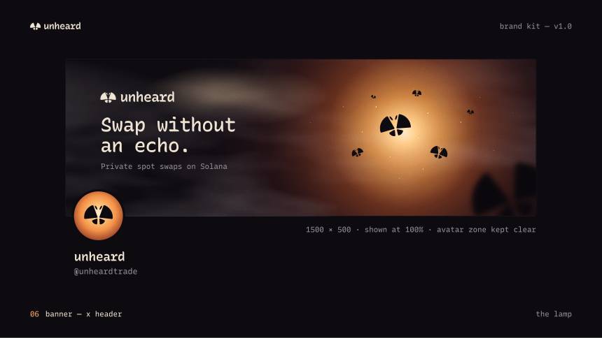 unheard, banner and header