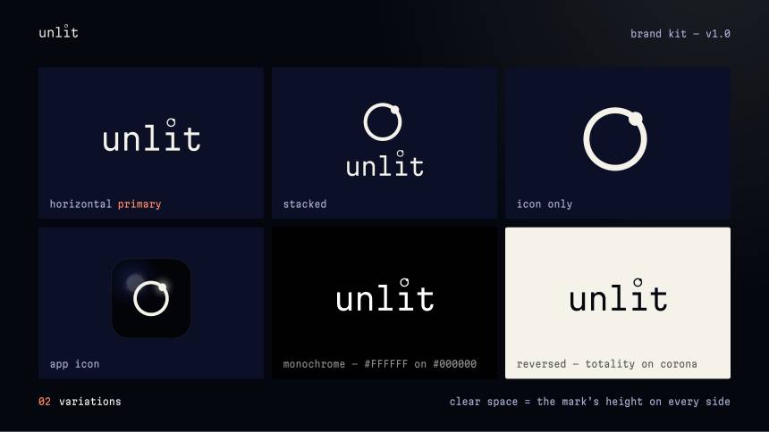 unlit, variations
